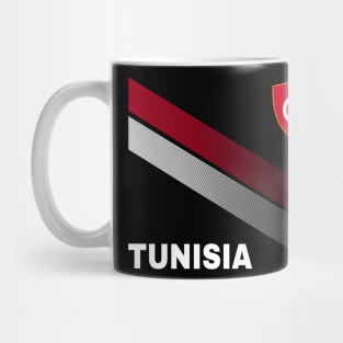 Vintage Tunisia Sunflower Flag Tunisia Soccer Lover Mug